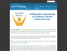Tablet Screenshot of catchservices.com